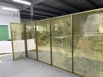 Customized Copper Woven Metal Hotel Art Screen With Stain Resistant