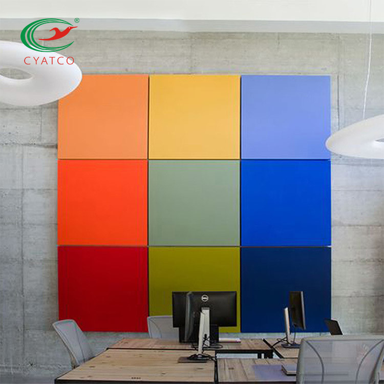 Nontoxic Durable Soundproof Fabric Wall Panels Multiscene Reduce Noise