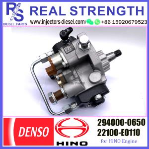 Wholesale DENSO 294000-0650 Diesel Engine Fuel HP3 pump 294000-0650 22100-E0110 for HINO engine from china suppliers