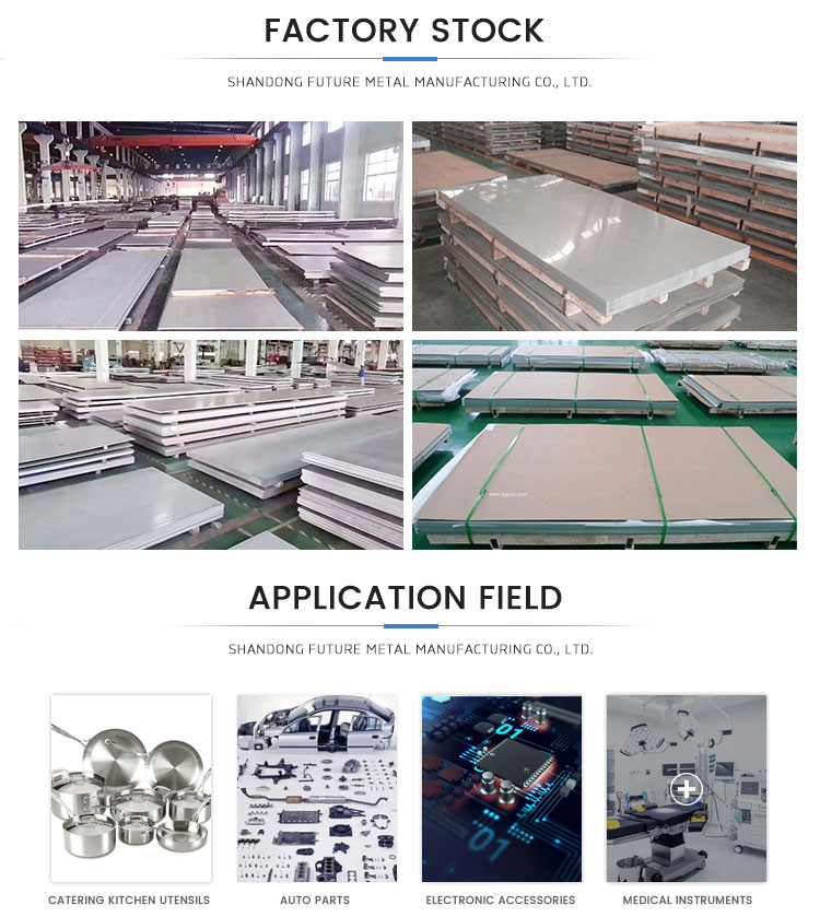 AISI ASTM 201 304 316 316L Stainless Steel Plate 1200*2400mm For Building Material