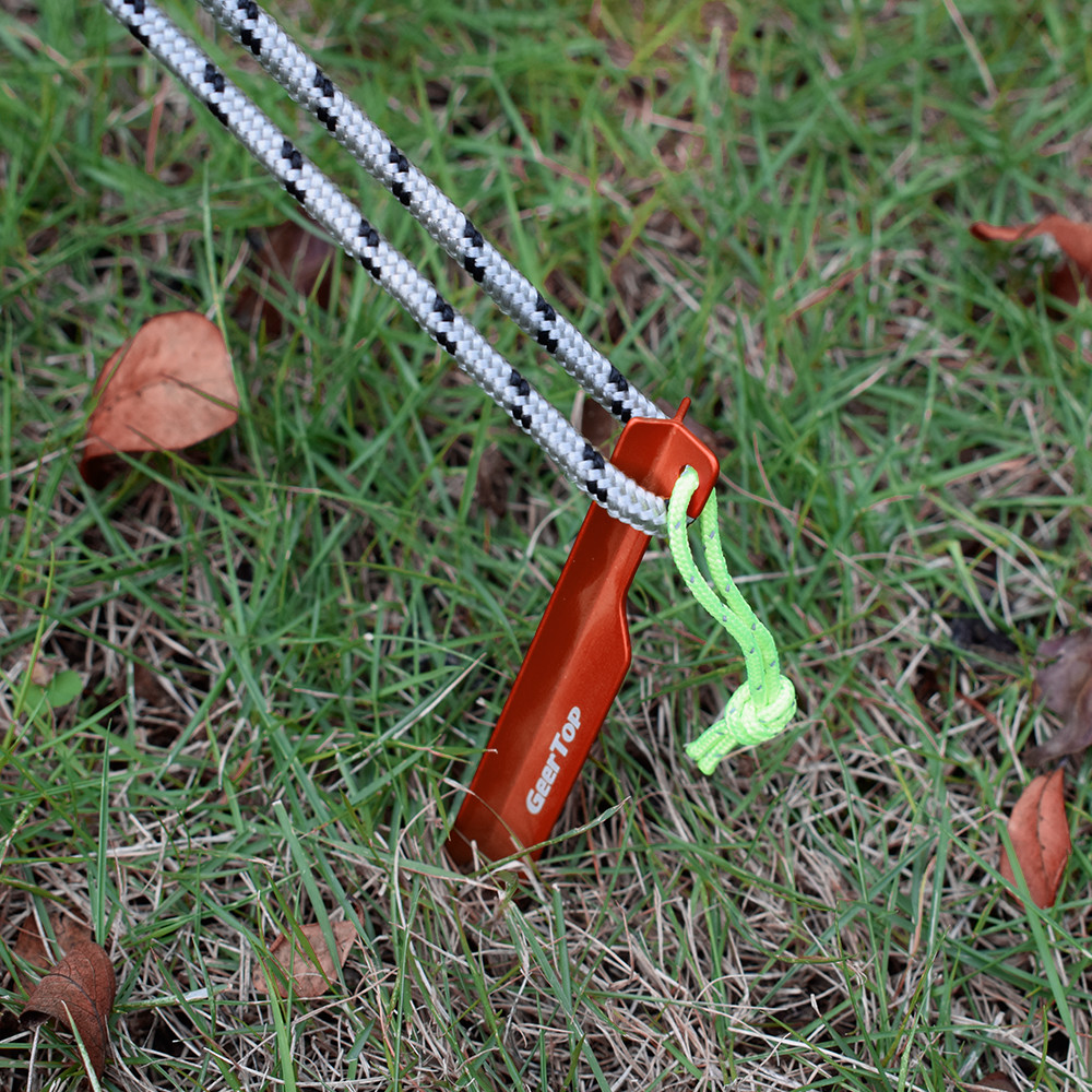 Geertop 7075 Aluminum Pegs Outdoor Camping Accessories