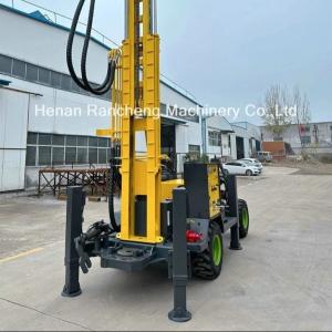 Wholesale Hydraulic Portable Borehole Well Drilling Rig 220m Deep Underground Wheels Well Equipment from china suppliers