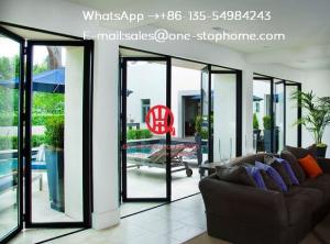 Wholesale High Heat Insulation Performance,Artistical Aluminum Alloy Sliding Glass Bi-folding Doors from china suppliers