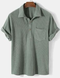 Wholesale Small Moq Clothing Manufacturers Men'S Classic Fit Short Sleeve Dual Tipped Collar Polo Shirt from china suppliers