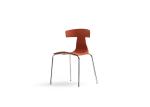 250kg Bearing Metal Leg Dining Chair Interior Nordic Style