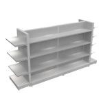 30kg Capacity Miniso Display Rack For Merchandise Display 5Layers Steel Wood