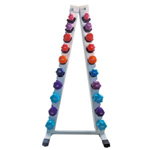 Wholesale ABS Plastic Dumbbell Stand Rack Weight Unisex Gym Steel Tube Black from china suppliers