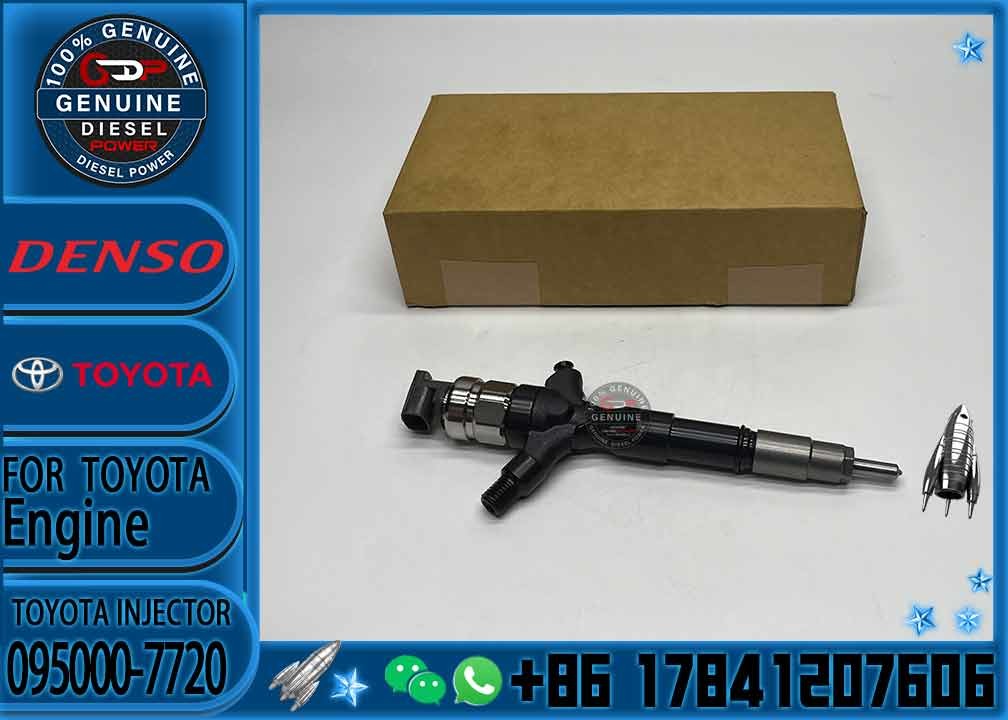 High Quality Common rail injector 095000-7720 095000-7730 095000-7731 23670-30320 23670-39295 for TOYOTA 1KD-FTV