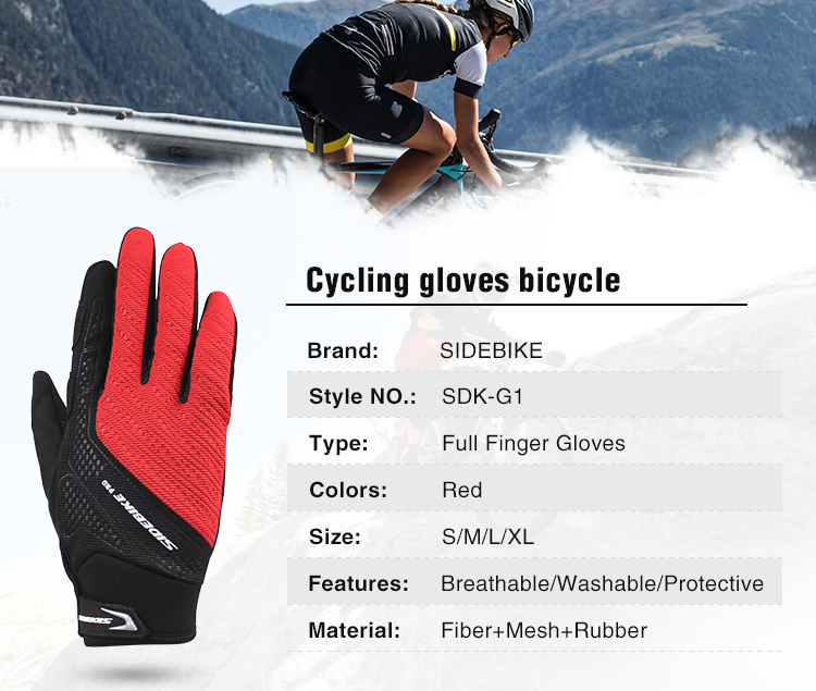 No Deformation Adults Waterproof MTB Gloves , Waterproof Winter Bike Gloves
