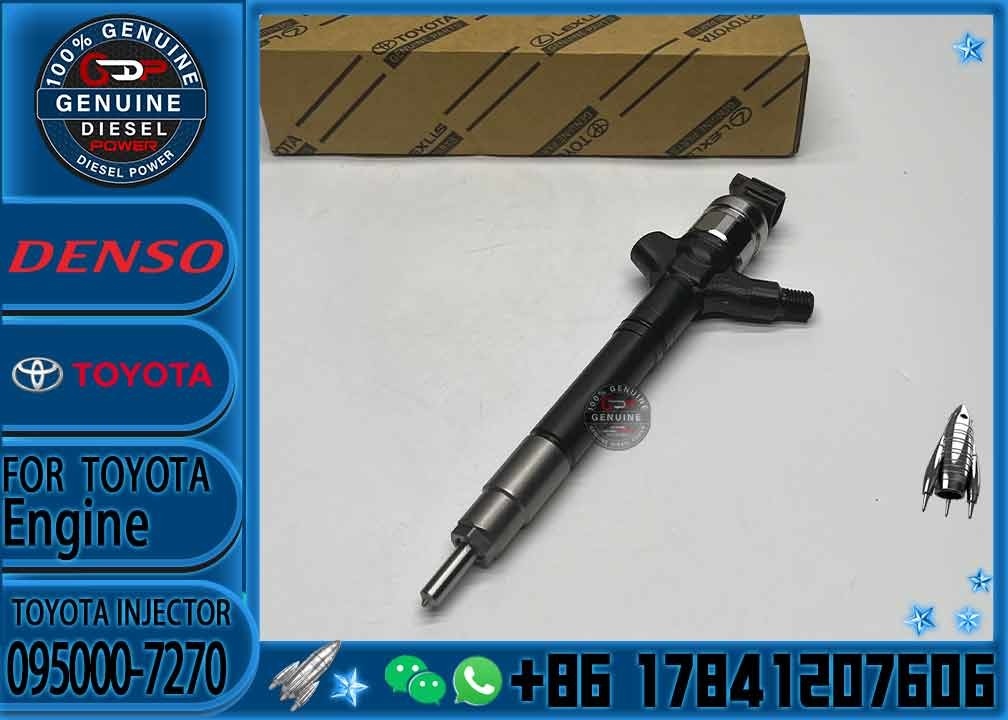 High Pressure Diesel Parts Nozzle 095000-7270 Common Rail Injector 095000 7270 0950007270 for Toyota