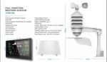 ABS Wireless Indoor And Outdoor Thermometer Digital Anemometer Weather Station