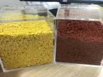 Odorless SGS IAAF Certified Coloured Rubber Crumb For Tennis Ground