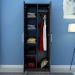 Integrated Solid Wood Combi Wardrobe 18mm Open Storage Wardrobe