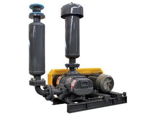 Wholesale Belt Transmission 90kw 98 Kpa Tri Lobe Roots Blower For Fishing Farm from china suppliers