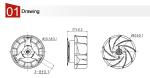 High Speed Hair Dryer Brushless DC Motor