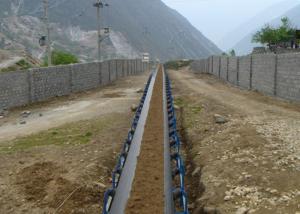 Wholesale Carbon Steel 131t/h Inclined Belt Conveyor Troughing Idler from china suppliers
