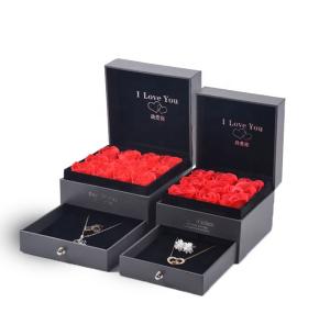 Wholesale Recyclable Biodegradable Custom Logo Necklace Gift Box jewelry packaging gift boxes with logo from china suppliers