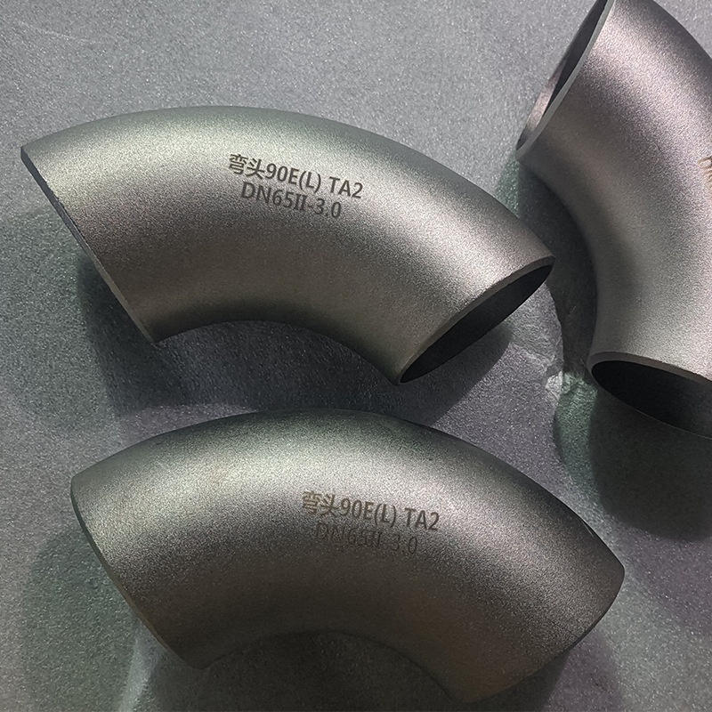 B363 Gr. 2 Titanium Alloy 45 90 Degree Pipe Fitting Elbow for Aerospace Applications