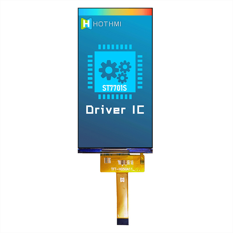 Vertical 5 Inch TFT LCD Display 480x854 Dots IC ST7701S/TFT-H050A11FWIST5N20
