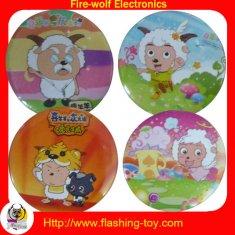 Wholesale metal / plastic / tinplate promotional Customized Button Flashing Badges from china suppliers
