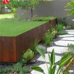 1SGS 000mm*1.6mm*100mm Galvanized Corten Steel Border Edging Corten Lawn Edging
