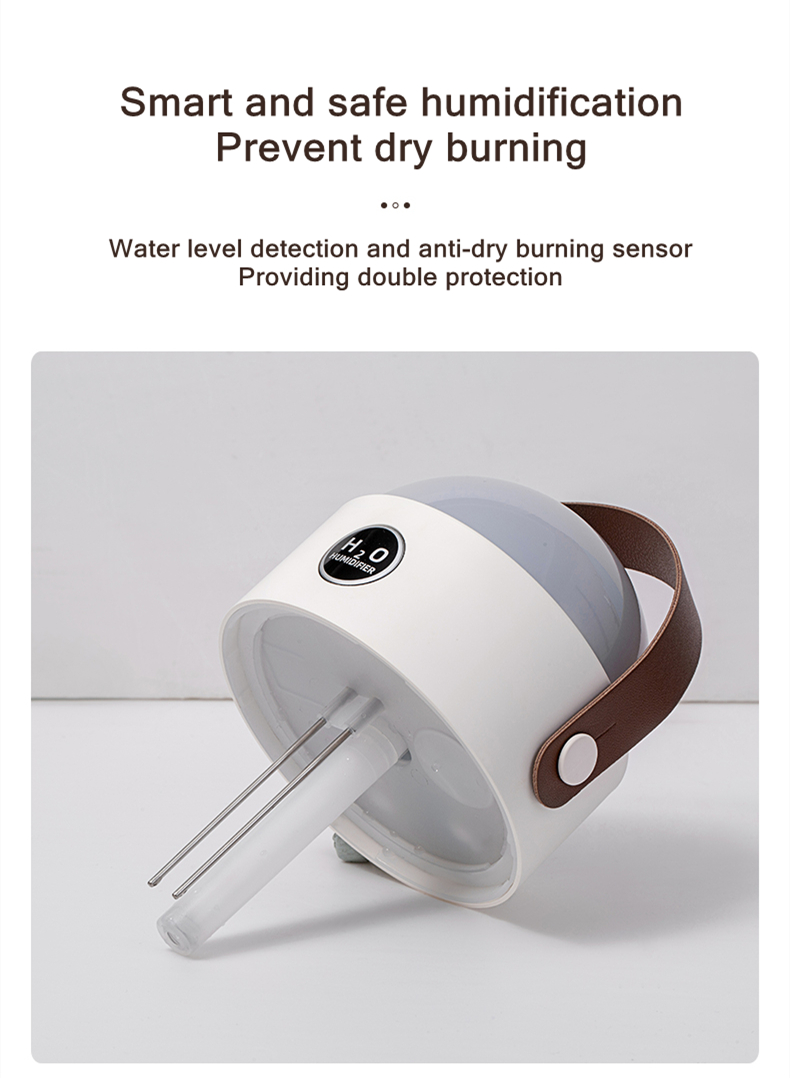 HOMEFISH Rechargeable Battery Essential Oil Diffusers 550ml Projection Air Humidifier