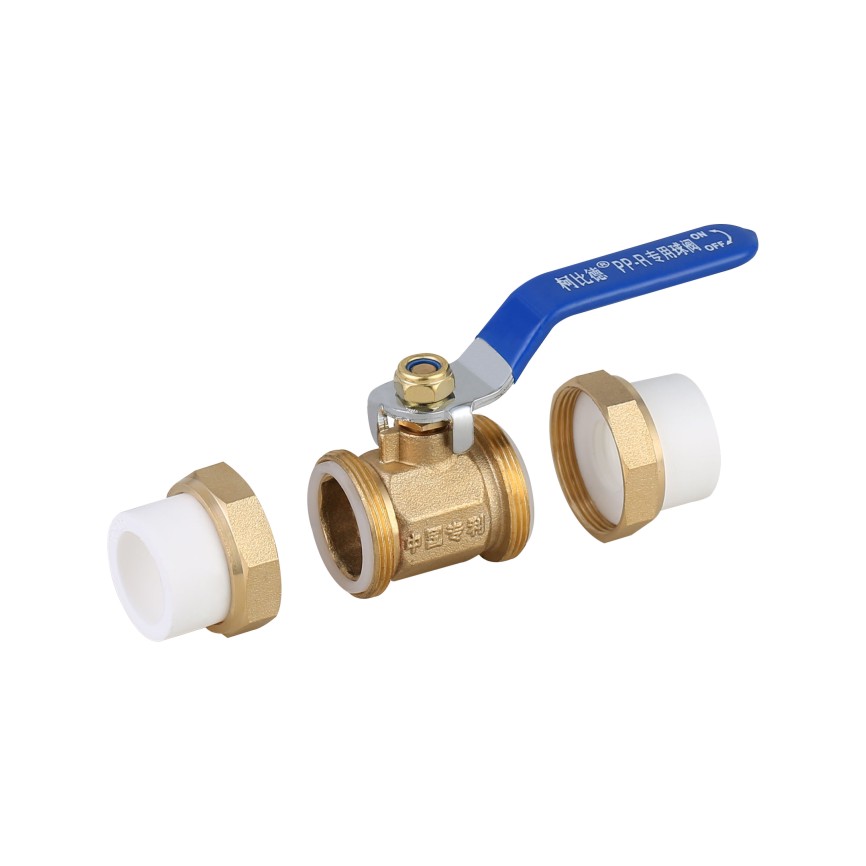Fixed Brass Lockable Ball Valve 1.0-1.6Mpa Pressure