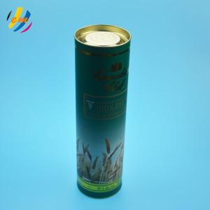 Wholesale Airtight Whisky Cardboard Canister Packaging With Metal Plug from china suppliers