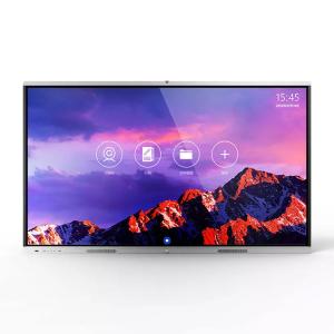 China 20 Points IR Touch 65 Inch Smart Board Aluminum Edging Toughened Glass on sale
