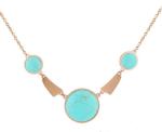 Titanium Steel Shell Clavicle Necklace Rose Gold Stainless Steel Necklace