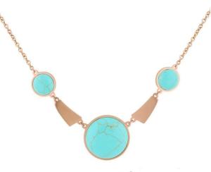 Wholesale Titanium Steel Shell Clavicle Necklace Rose Gold Stainless Steel Necklace Fashion Jewelry Necklace from china suppliers