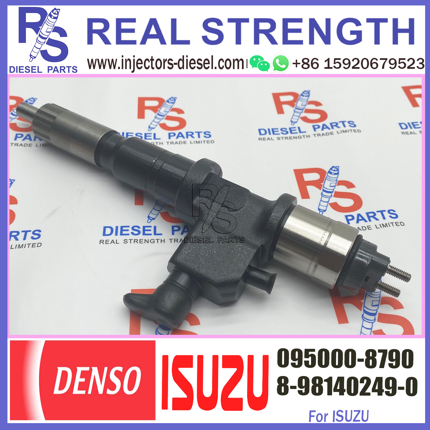 Genuine Common rail Diesel Fuel Injector 095000-8790 8-98140249-0 For IS-UZU 6UZ1 Engine
