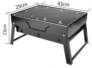 Wholesale 43*29*23cm Outdoor Portable Folding Grill Bbq Camping Grill Small Charcoal Grill from china suppliers