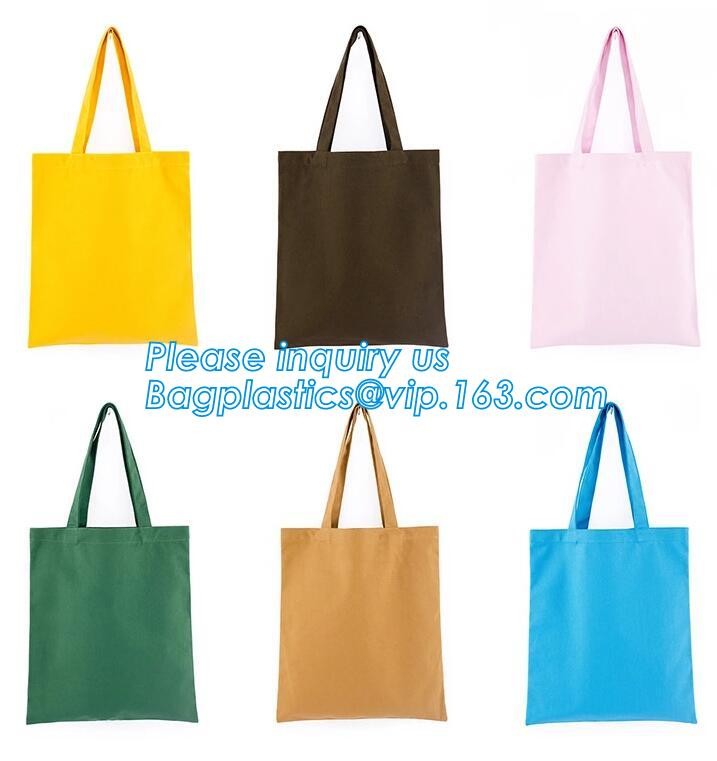 customized professional wholesale tote bag cotton canvas bags,Colorful pattern heat transfer printing custom canvas bag