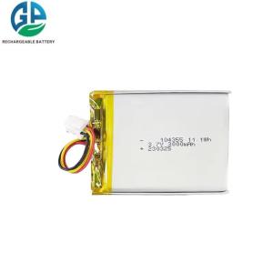 Wholesale Rechargeable Lipo Battery KC CB IEC62133 Approved Professional Factory 3000mah 3.7v Best Selling 104355 For Drone from china suppliers