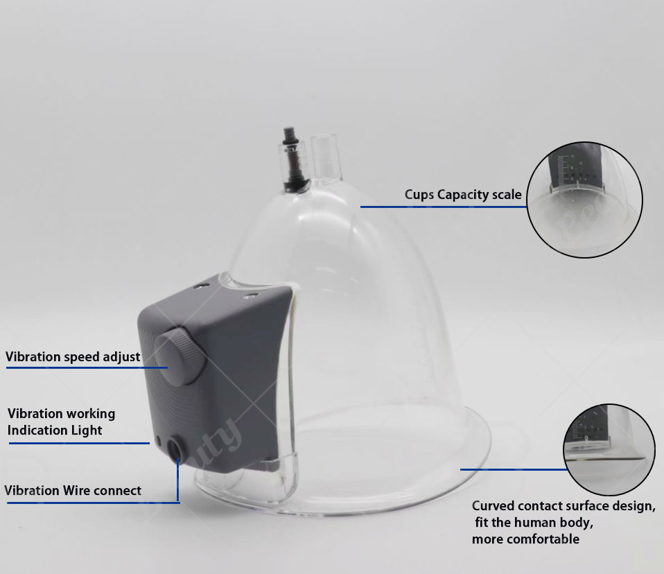 Portable Vacuum Breast Enlargement Machine For Body Shaping Vacuum Butt Enhancement Equipment