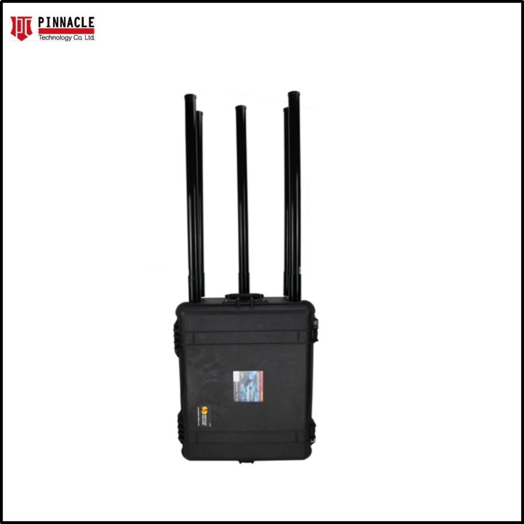 Portable Rcied Cellphone Pelican Signal Jammer for Milittary/Poliice/Government/Convey with 720W