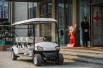 48V 4KW Electric Transport Cart / Electric Tourist Vehicles 6 Seats CE