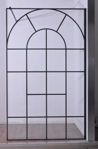 Wholesale Black Stainless Sliding 6mm Tempered Glass Shower Door 1200X2000mm from china suppliers