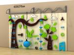 Kids Rock Climbing Wall for Indoor Gym Climbing Equipment NO Inflatable