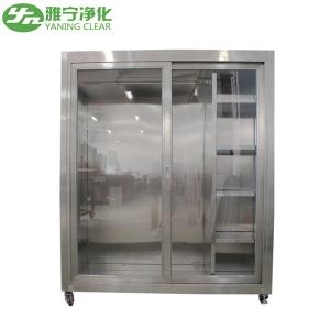 Wholesale Low Noise Clean Room Garment Cabinet 304 SUS Laminar Flow Smock Stocker Cabinet from china suppliers