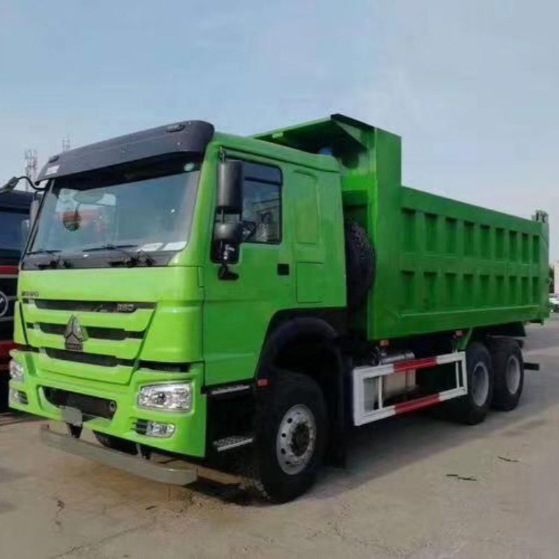 WD615.69/47 Engine 6x4 Sinotruk Dump Truck , 351-450hp Diesel Tipper Truck Used