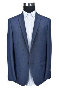 Wholesale Windproof Fashion Mens Slim Fit Blazer Jackets , Male Blazer Jackets Navy Mix from china suppliers