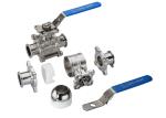 Handle / Pneumatic Stainless Steel Valves High Strength Precise Dimension
