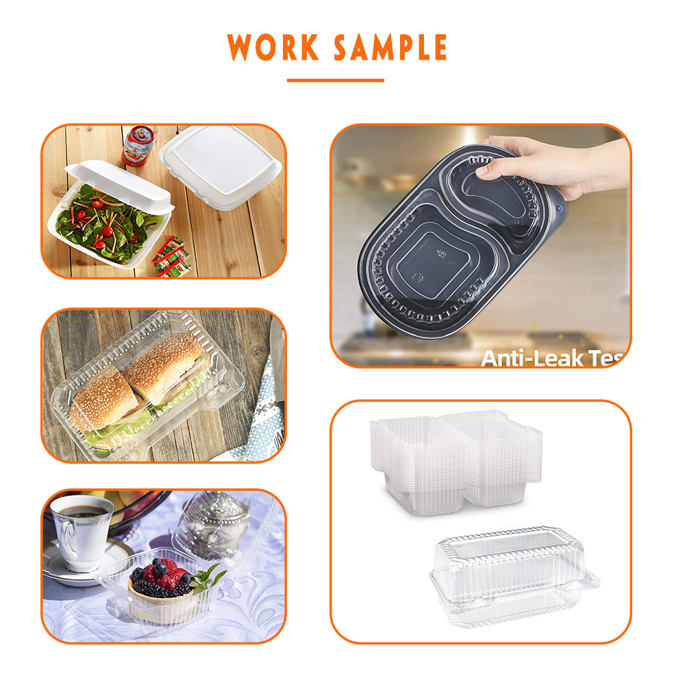 Pp Ps Hips Pet Pe Food Packing Container Making Machine For Beverage Shops