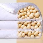 1.5D X 51mm Natural White Soybean Fiber For Textile Spinning / Filling