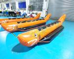 Commercial Plato Inflatable Boat Toys Blow Up Floating Island