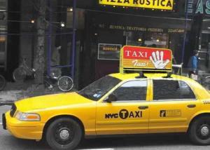Wholesale P5 Full Color SMD HD Outdoor Taxi LED Display Easy Installation Advertising Sign from china suppliers