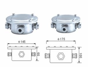 Wholesale Stainless Steel Dia 145mm 175mm Ip68 Waterproof Junction Box from china suppliers