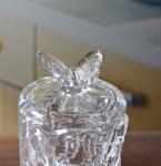 Butterfly Embossed Creative Crystal Glass Storage Jars